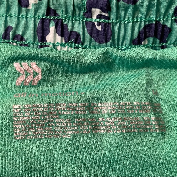 All In Motion Run Shorts in Green - Picture 8 of 9
